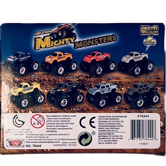 Motor Max - Mighty Monsters Truck - With Light & Sound - E5019C - Picture 4 of 5